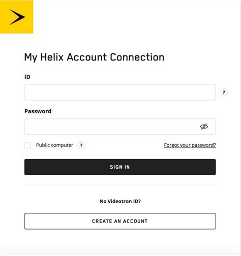 helix account sign in.